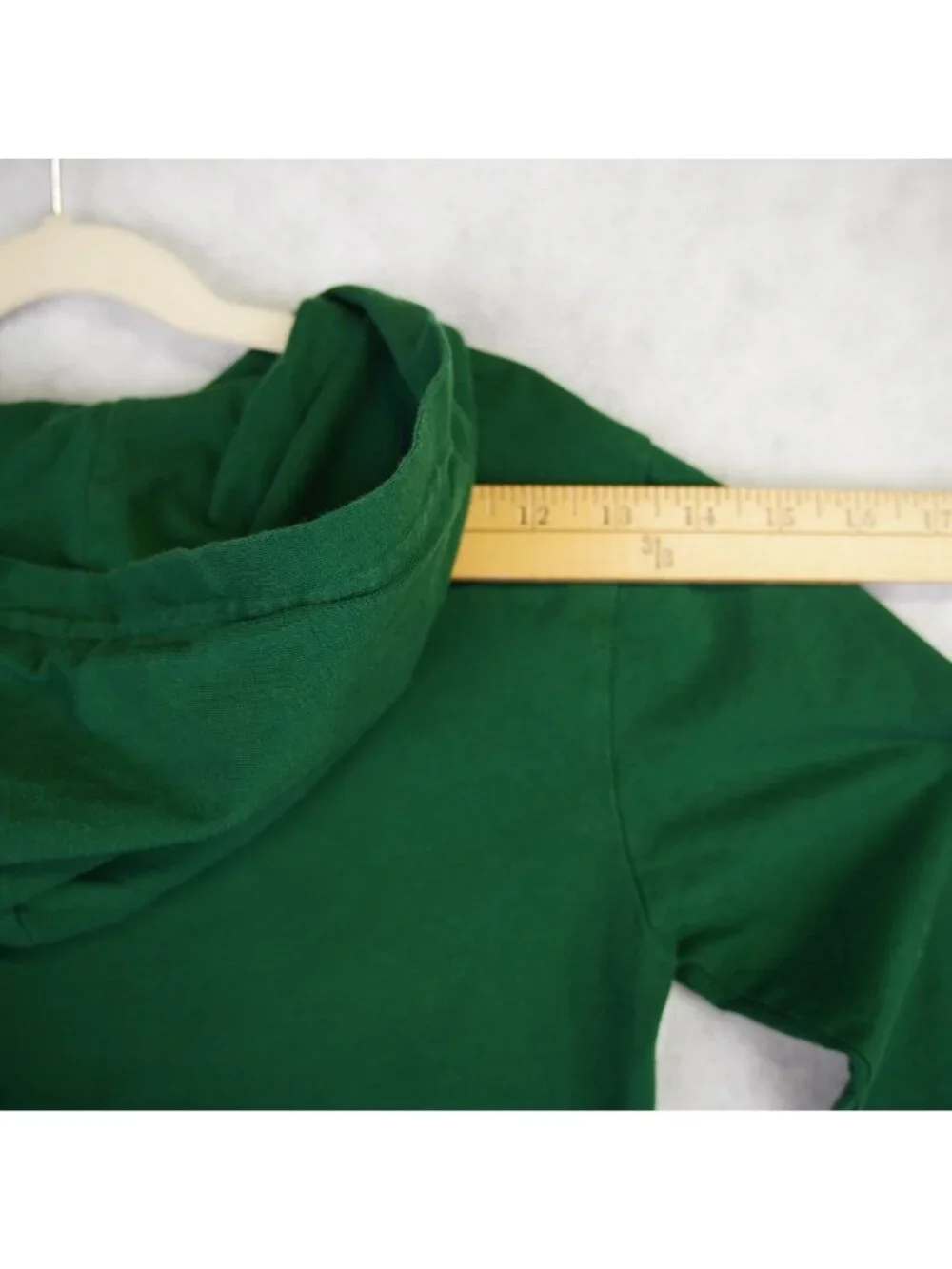 Polo Ralph Lauren Bear Cotton Jersey Hooded Tee Boys Small 8 Green Bear Print